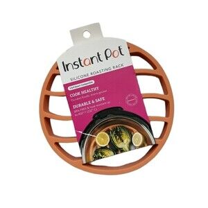 Instant Pot, Orange Official Silicone Roasting Rack, 6-quart and 8-quart **NEW*